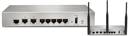 SonicWALL NSA 220 Series Rear View